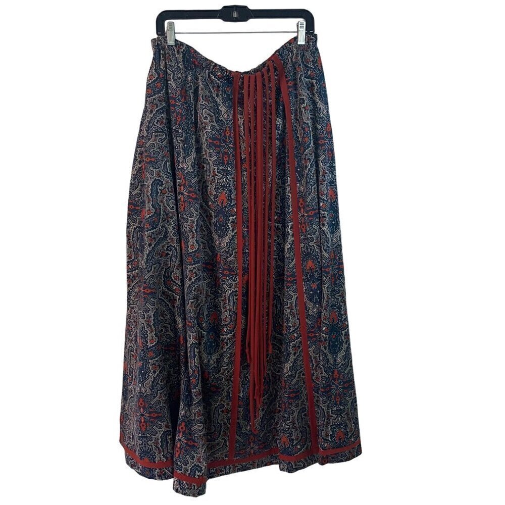 Chessa Davis Vintage Womens Skirt Size Large Multicolor Maxi Cottagecore